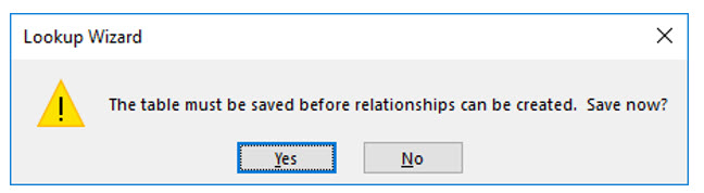 Microsoft Access lesson screenshot 2ndLesson10