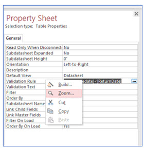 Microsoft Access lesson screenshot 2ndLesson21