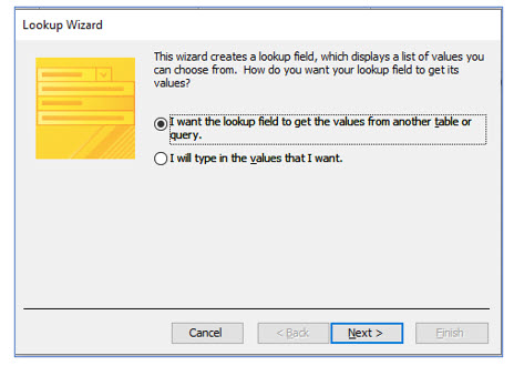 Microsoft Access lesson screenshot 2ndLesson4