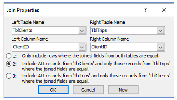 Microsoft Access lesson screenshot 4thLesson6