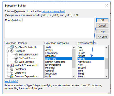 Microsoft Access lesson screenshot 5thLesson13