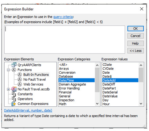 Microsoft Access lesson screenshot 5thLesson17
