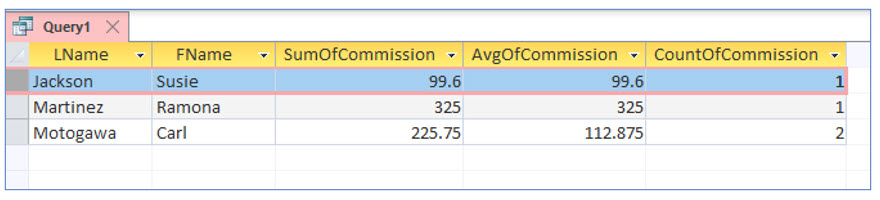 Microsoft Access lesson screenshot 5thLesson24
