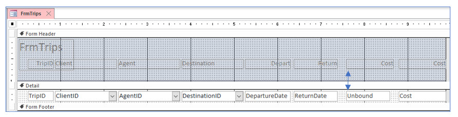 Microsoft Access lesson screenshot 6thLesson5
