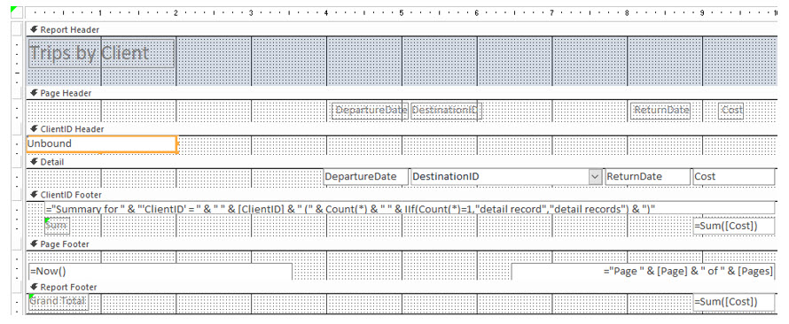 Microsoft Access lesson screenshot 7thLesson11