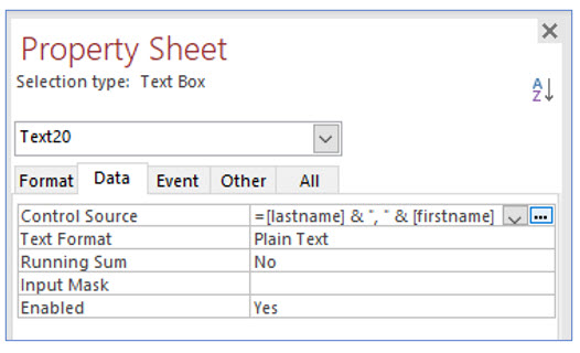 Microsoft Access lesson screenshot 7thLesson13