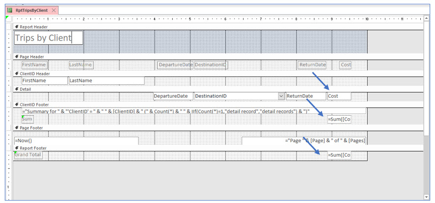Microsoft Access lesson screenshot 7thLesson8