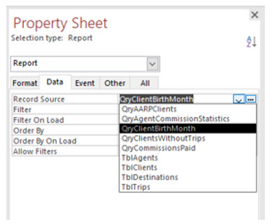 Microsoft Access lesson screenshot 9thLesson5