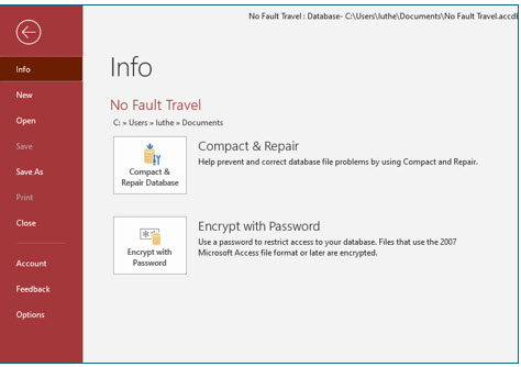 Microsoft Access lesson screenshot CreatingDatabase18