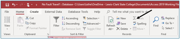 Microsoft Access lesson screenshot CreatingForms27