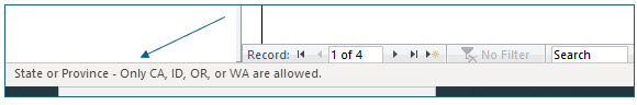 Microsoft Access lesson screenshot CreatingForms30