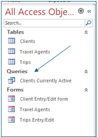 Microsoft Access lesson screenshot CreatingQueries13