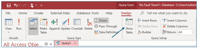 Microsoft Access lesson screenshot CreatingQueries20
