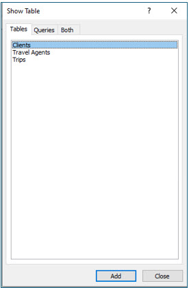 Microsoft Access lesson screenshot CreatingRelationships3