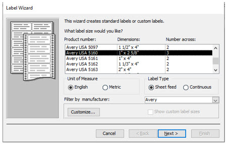 Microsoft Access lesson screenshot Reports2