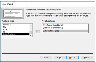 Microsoft Access lesson screenshot Reports6