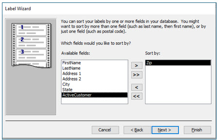 Microsoft Access lesson screenshot Reports7