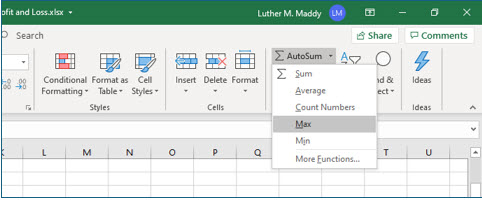 Microsoft Excel lesson screenshot Absolute6