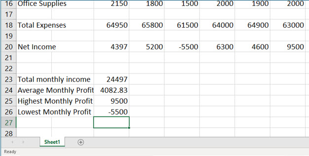 Microsoft Excel lesson screenshot Absolute7
