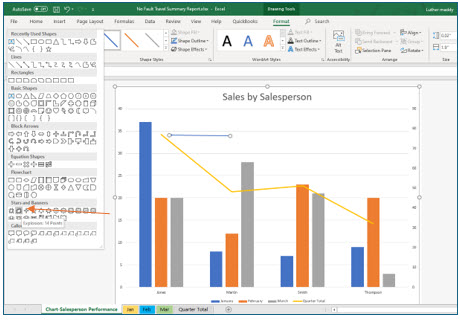 Microsoft Excel lesson screenshot BeyondEnhancingCharts21