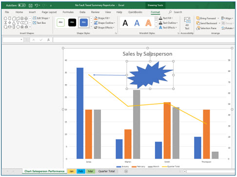Microsoft Excel lesson screenshot BeyondEnhancingCharts22