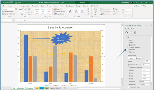 Microsoft Excel lesson screenshot BeyondEnhancingCharts27