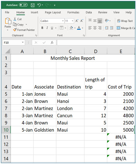 Microsoft Excel lesson screenshot BeyondFunctions24