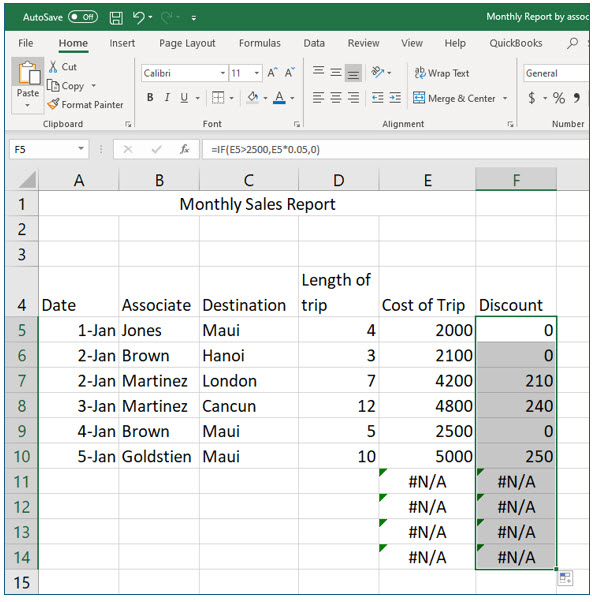 Microsoft Excel lesson screenshot BeyondFunctions26