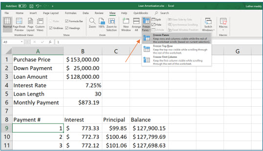 Microsoft Excel lesson screenshot HelpfulFeatures18
