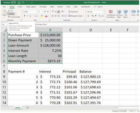Microsoft Excel lesson screenshot HelpfulFeatures19