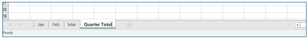 Microsoft Excel lesson screenshot MultipleWorksheets4