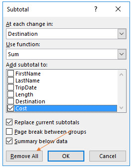 Microsoft Excel lesson screenshot Filters8