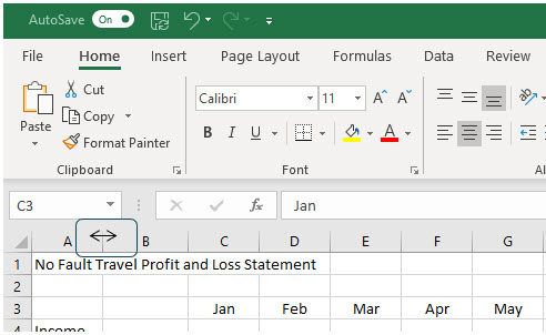 Microsoft Excel lesson screenshot Formatting4
