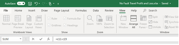 Microsoft Excel lesson screenshot GettingStarted12