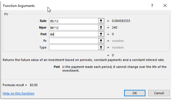 Microsoft Excel lesson screenshot GoalSeek4