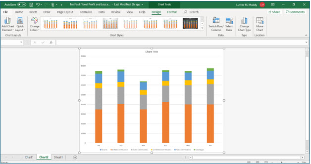 Microsoft Excel lesson screenshot Graph22