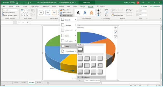 Microsoft Excel lesson screenshot Graph25