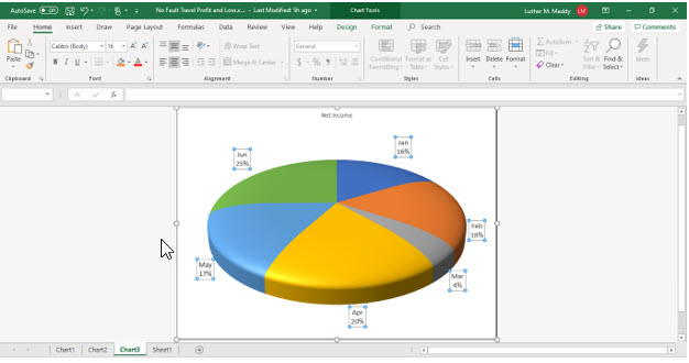 Microsoft Excel lesson screenshot Graph31