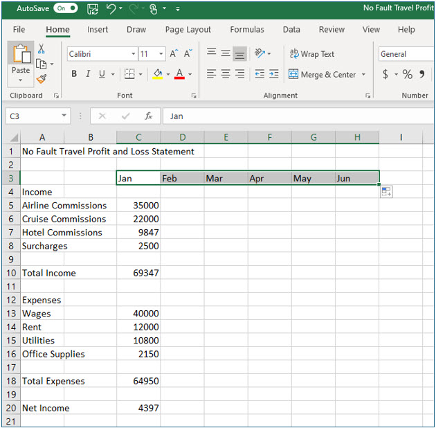 Microsoft Excel lesson screenshot MovingData8