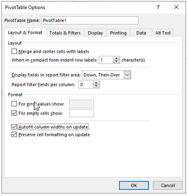 Microsoft Excel lesson screenshot PivotTable15