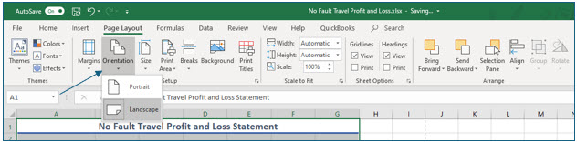Microsoft Excel lesson screenshot Printing12
