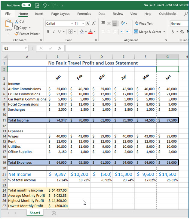 Microsoft Excel lesson screenshot Printing4