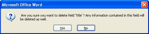 Microsoft Word lesson screenshot MMDeleteTitle