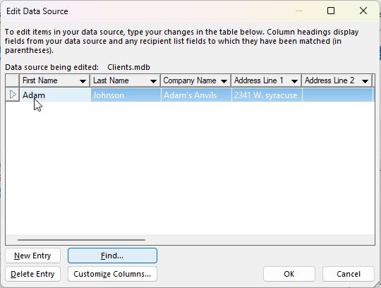 Microsoft Word lesson screenshot MMFirstRecord