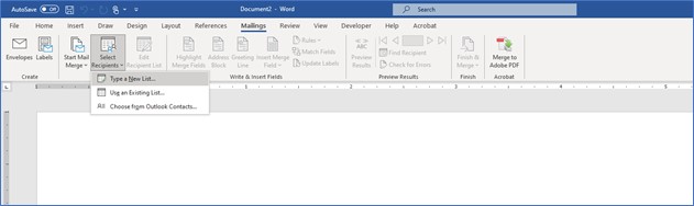 Microsoft Word lesson screenshot MMNewList